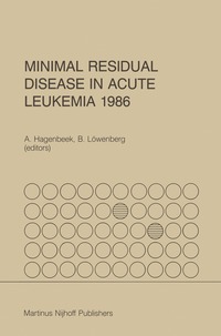 bokomslag Minimal Residual Disease in Acute Leukemia 1986