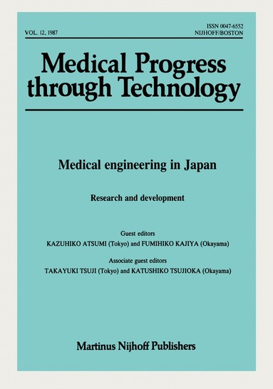 H. Ed Hutten, K. Atsumi, F. Kajiya - Medical engineering in Japan, Häftad