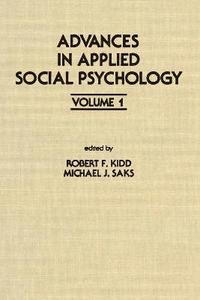 bokomslag Advances in Applied Social Psychology