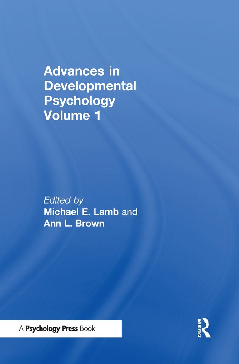 M. E. Lamb, A. L. Brown - Advances in Developmental Psychology, Inbunden