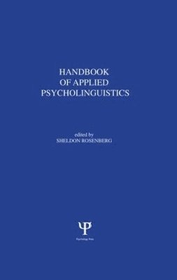 Handbook of Applied Psycholinguistics 1