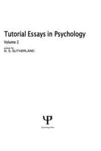 bokomslag Tutorial Essays in Psychology