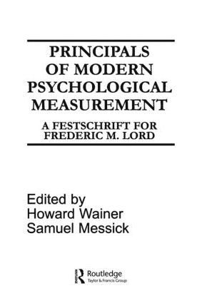 bokomslag Principals of Modern Psychological Measurement