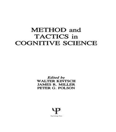 Methods and Tactics in Cognitive Science 1