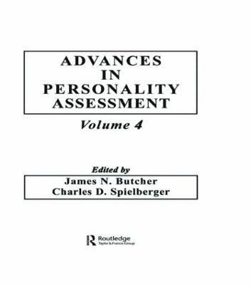 J. N. Butcher, Charles D. Spielberger - Advances in Personality Assessment, Inbunden