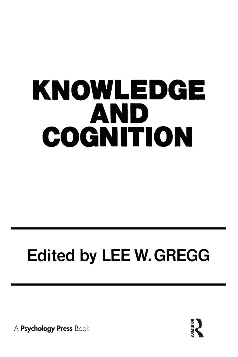 Knowledge and Cognition 1