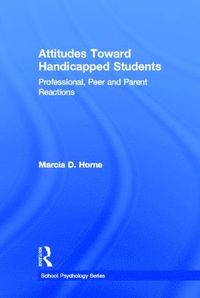 bokomslag Attitudes Toward Handicapped Students