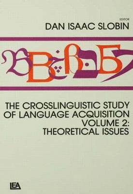 bokomslag The Crosslinguistic Study of Language Acquisition