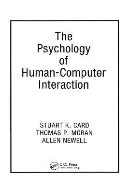 The Psychology of Human-Computer Interaction 1