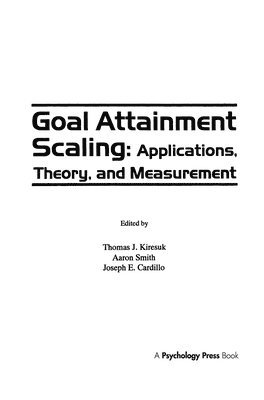 Goal Attainment Scaling 1