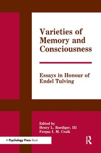 bokomslag Varieties of Memory and Consciousness