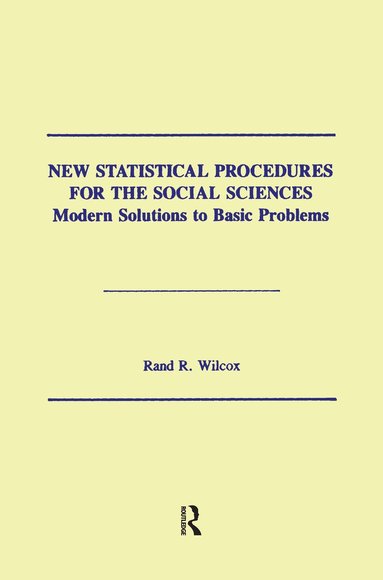 bokomslag New Statistical Procedures for the Social Sciences