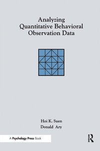 bokomslag Analyzing Quantitative Behavioral Observation Data