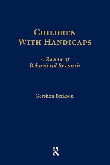 bokomslag Children With Handicaps