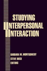 bokomslag Studying Interpersonal Interaction