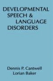 bokomslag Developmental Speech and Language Disorders