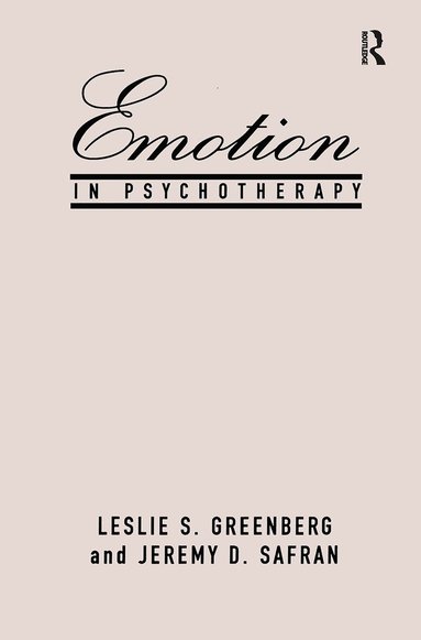 bokomslag Emotion in Psychotherapy