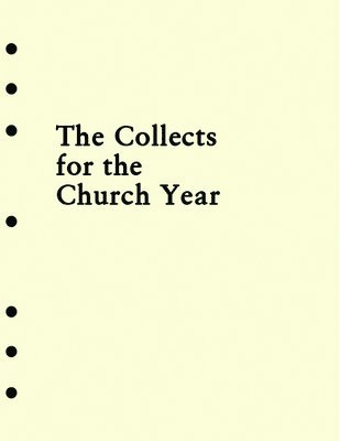 bokomslag Holy Eucharist Collects Insert