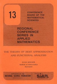 bokomslag The Theory of Best Approximation and Functional Analysis