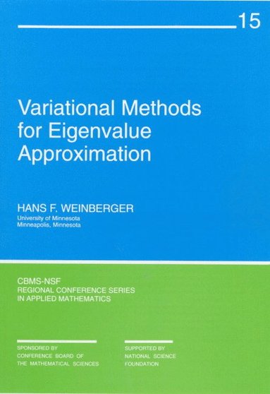 bokomslag Variational Methods for Eigenvalue Approximation