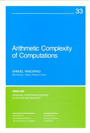 bokomslag Arithmetic Complexity of Computations