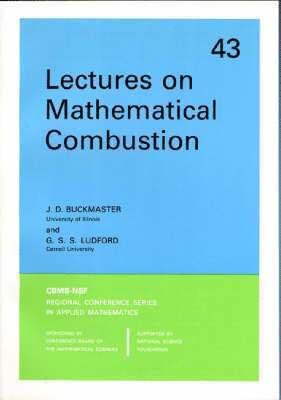 Lectures on Mathematical Combustion 1