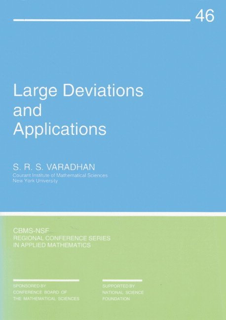 S. R. S. Varadhan - Large Deviations and Applications, Häftad