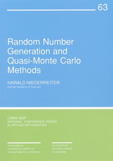 bokomslag Random Number Generation and Quasi-Monte Carlo Methods