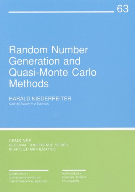 Random Number Generation and Quasi-Monte Carlo Methods 1