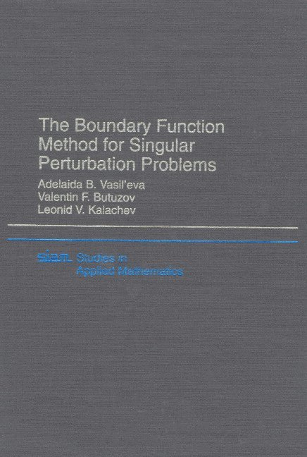 Adelaida B. Vasil'eva, Valentin F. Butuzov - The Boundary Function Method for Singular Perturbed Problems, Inbunden