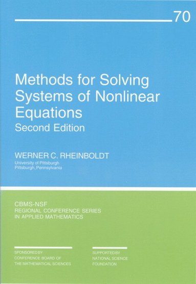 bokomslag Methods for Solving Systems of Nonliner Equations
