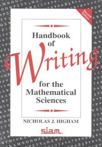bokomslag Handbook of Writing for the Mathematical Sciences