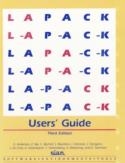 LAPACK Users' Guide 1