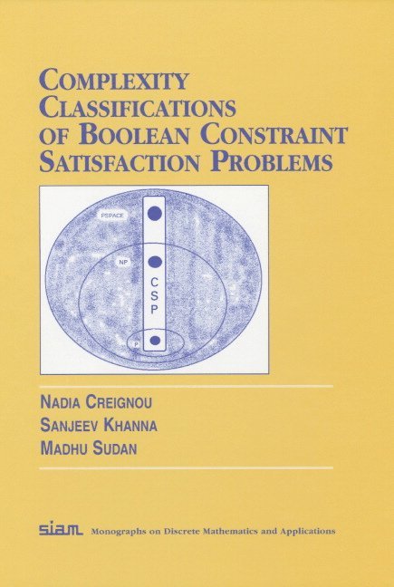 Complexity Classifications of Boolean Constraint Satisfaction Problems 1