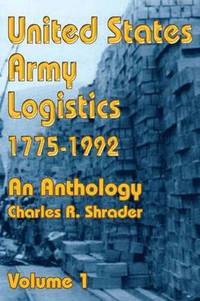bokomslag United States Army Logistics 1775-1992