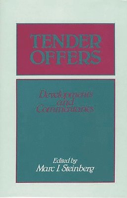 bokomslag Tender Offers