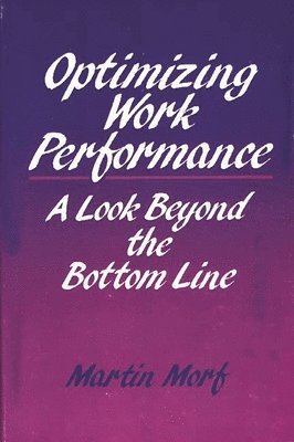 bokomslag Optimizing Work Performance