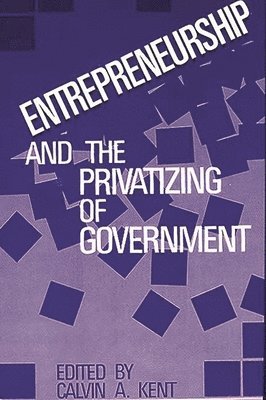 bokomslag Entrepreneurship and the Privatizing of Government