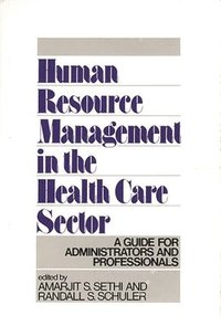 bokomslag Human Resource Management in the Health Care Sector