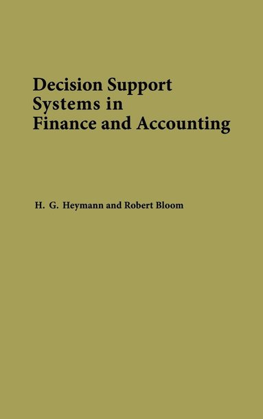 bokomslag Decision Support Systems in Finance and Accounting