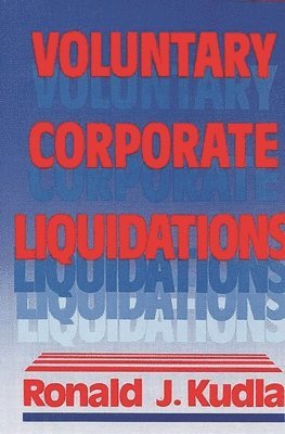bokomslag Voluntary Corporate Liquidations