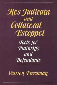 bokomslag Res Judicata and Collateral Estoppel