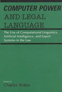 bokomslag Computer Power and Legal Language