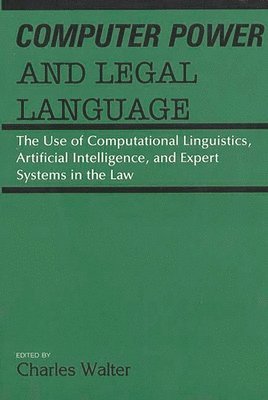bokomslag Computer Power and Legal Language