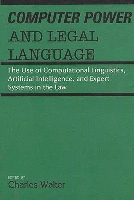 bokomslag Computer Power and Legal Language