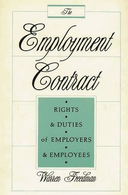 Warren Freedman - Employment Contract, Inbunden