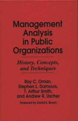 Management Analysis in Public Organizations