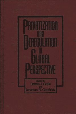 bokomslag Privatization and Deregulation in Global Perspective