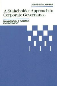 bokomslag A Stakeholder Approach to Corporate Governance