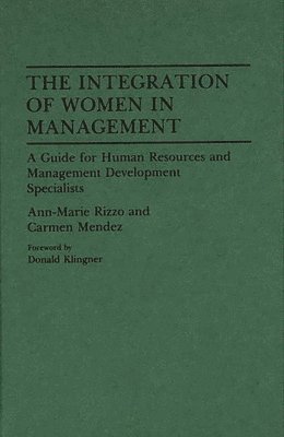 Carmen Mendez, Ann Marie Rizzo, Ann-Marie Rizzo - Integration of Women in Management, Inbunden